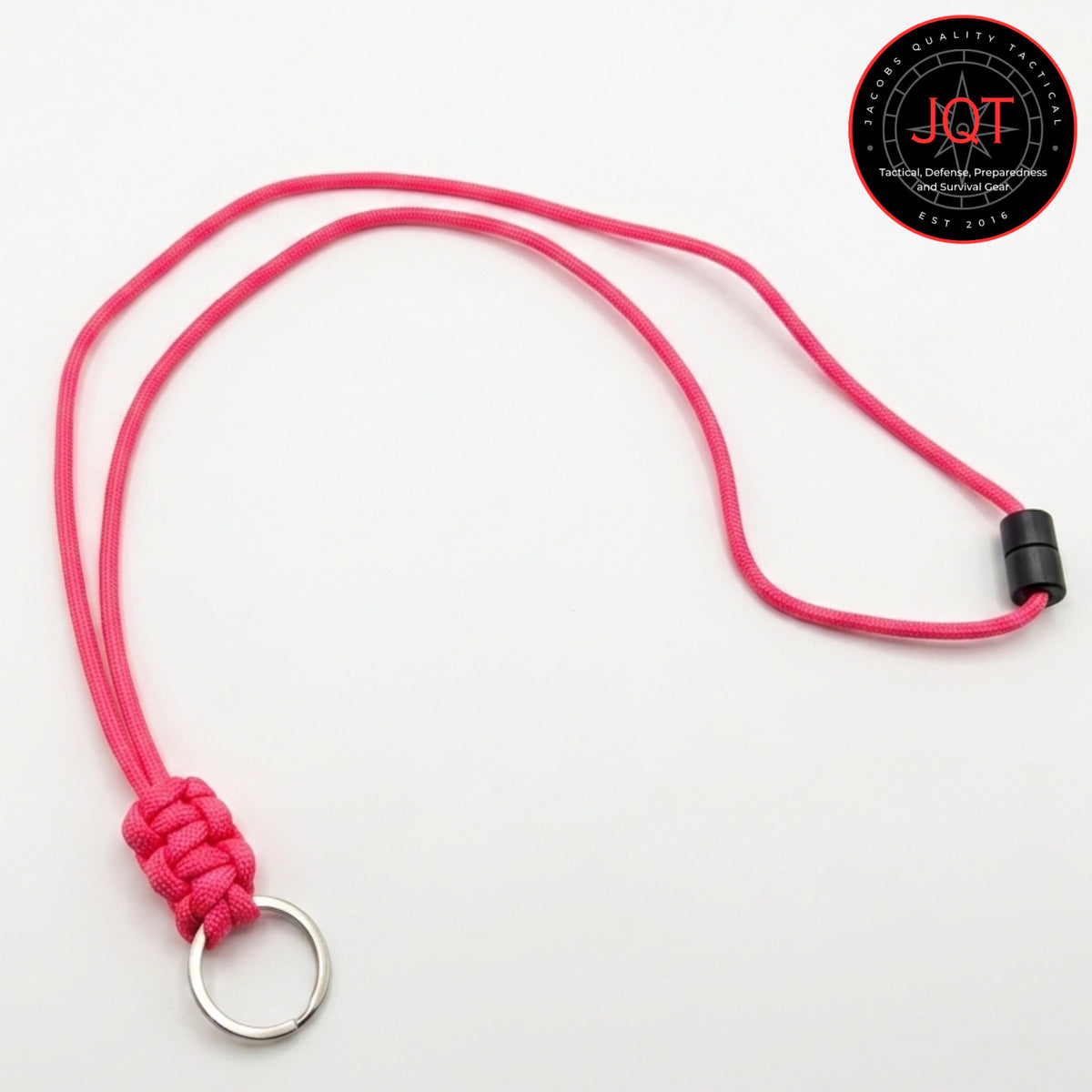 Paracord Neck Lanyard with Safety Breakaway for Keys, Badges, Tools