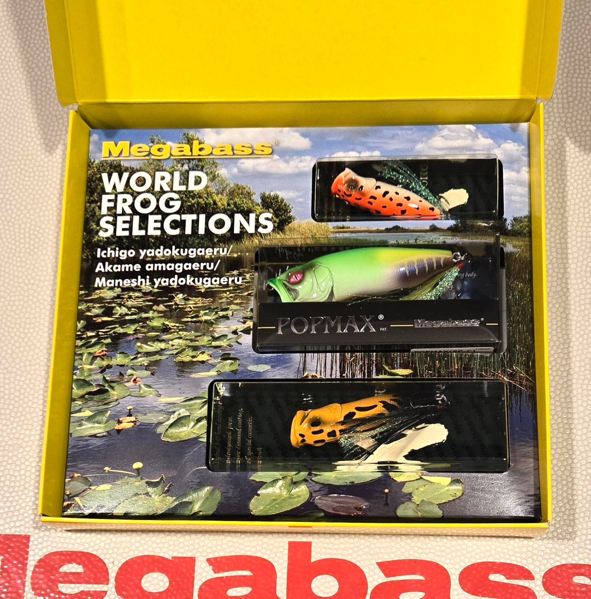 Fishing Lure Set 3 Pcs Frog Pattern Topwater Baits for Freshwater Fishing