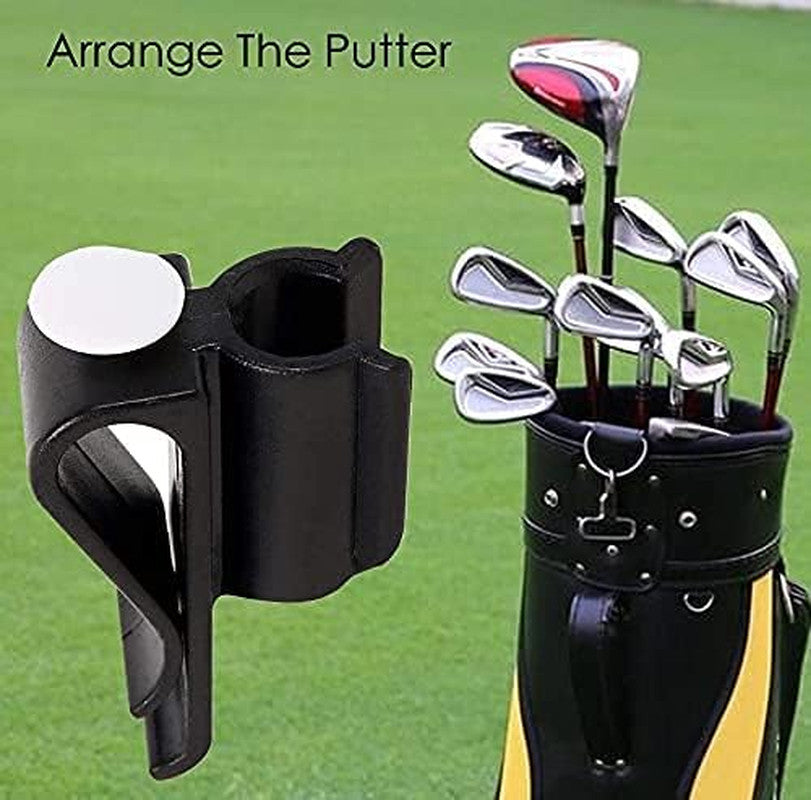 Golf Putter Clip & Ball Marker - Bag Mount Clamp Holder