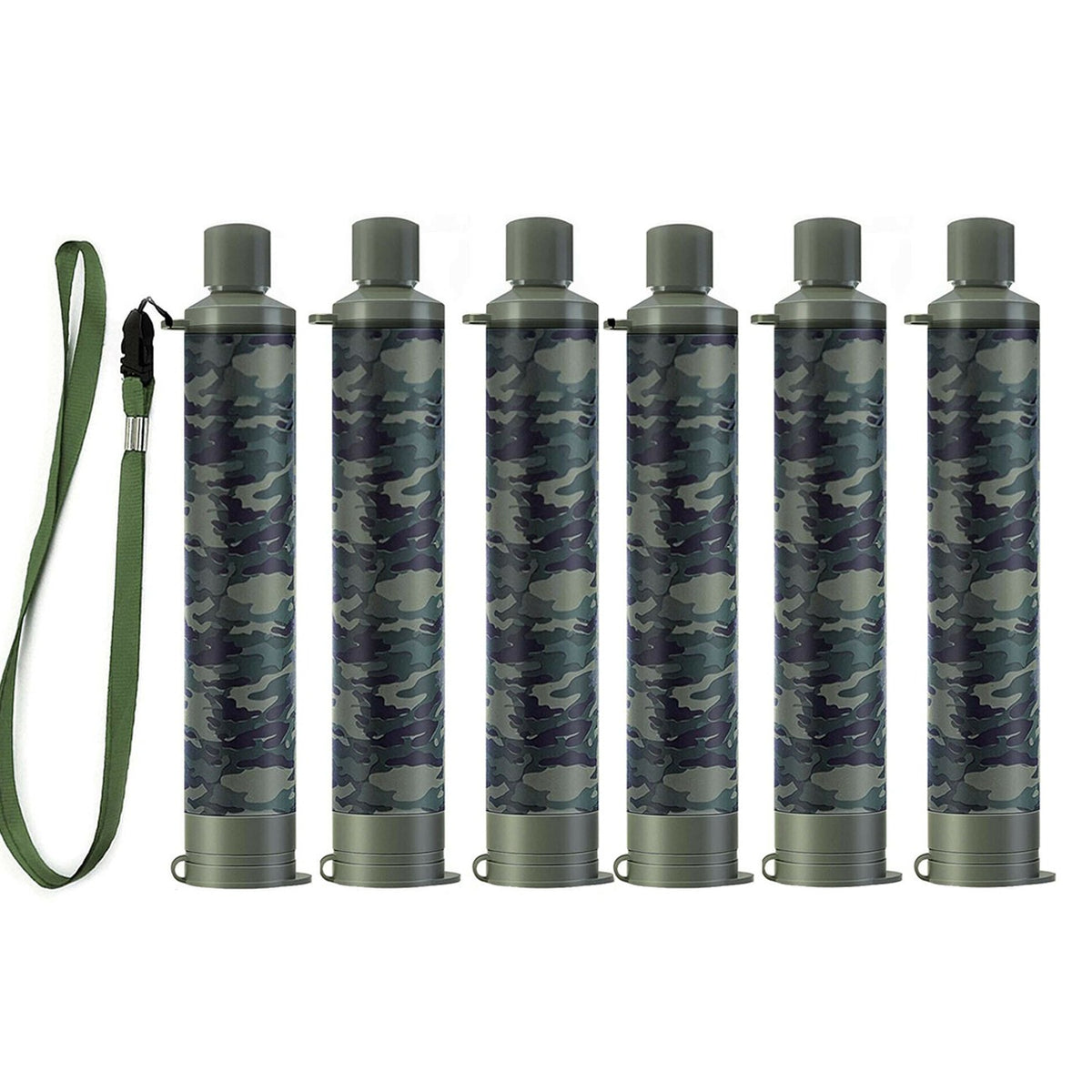 Personal Water Filter Straw for Camping Hiking Emergency Survival Purifier