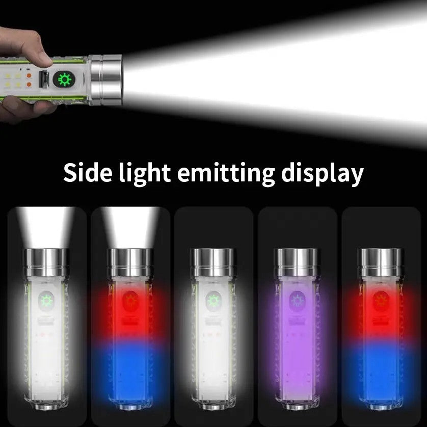 Rechargeable LED Tactical Flashlight for Camping Outdoor Hiking