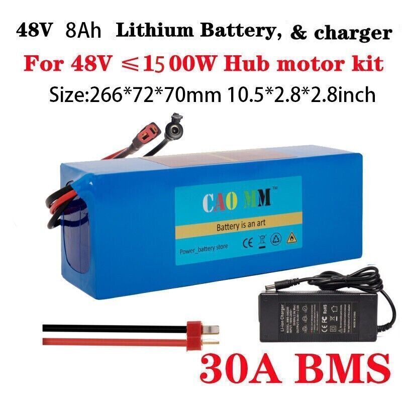 Electric Bicycle Battery 36V/48V 8Ah-20Ah for E-Bikes and Electric Bikes