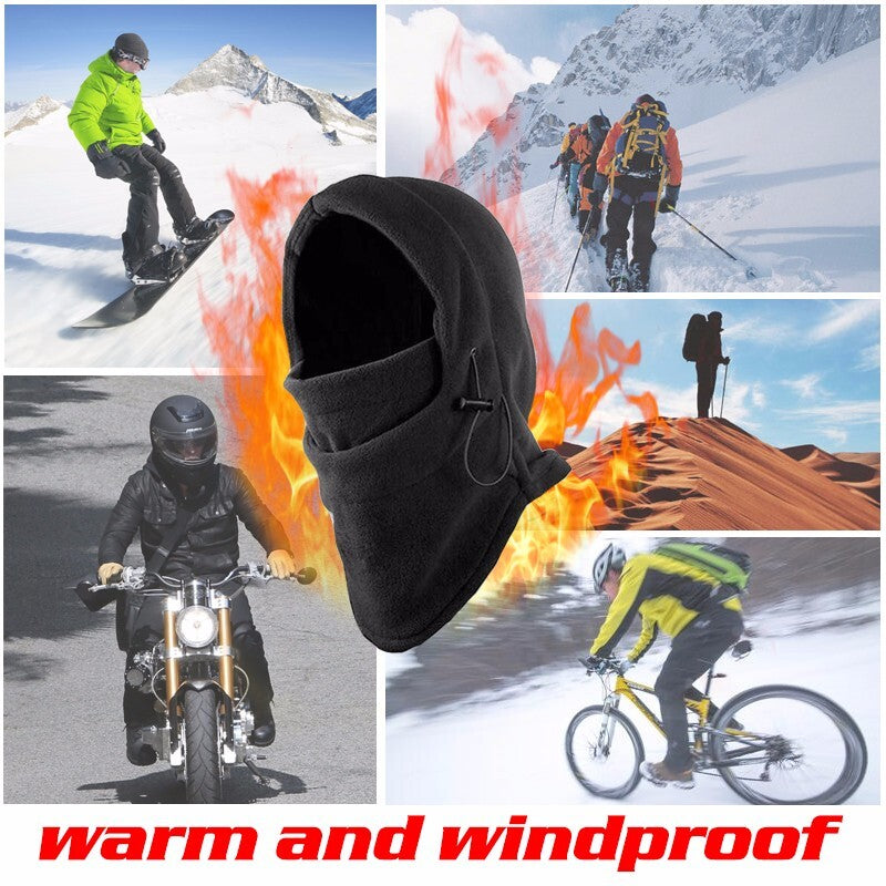 Unisex Fleece Balaclava Face Mask for Cold Weather Outdoor Sports