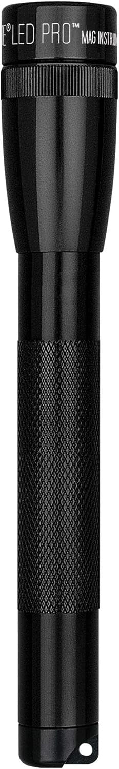 Mini PRO LED Flashlight 2-Cell AA with Holster - Ultra Bright, Adjustable Focus