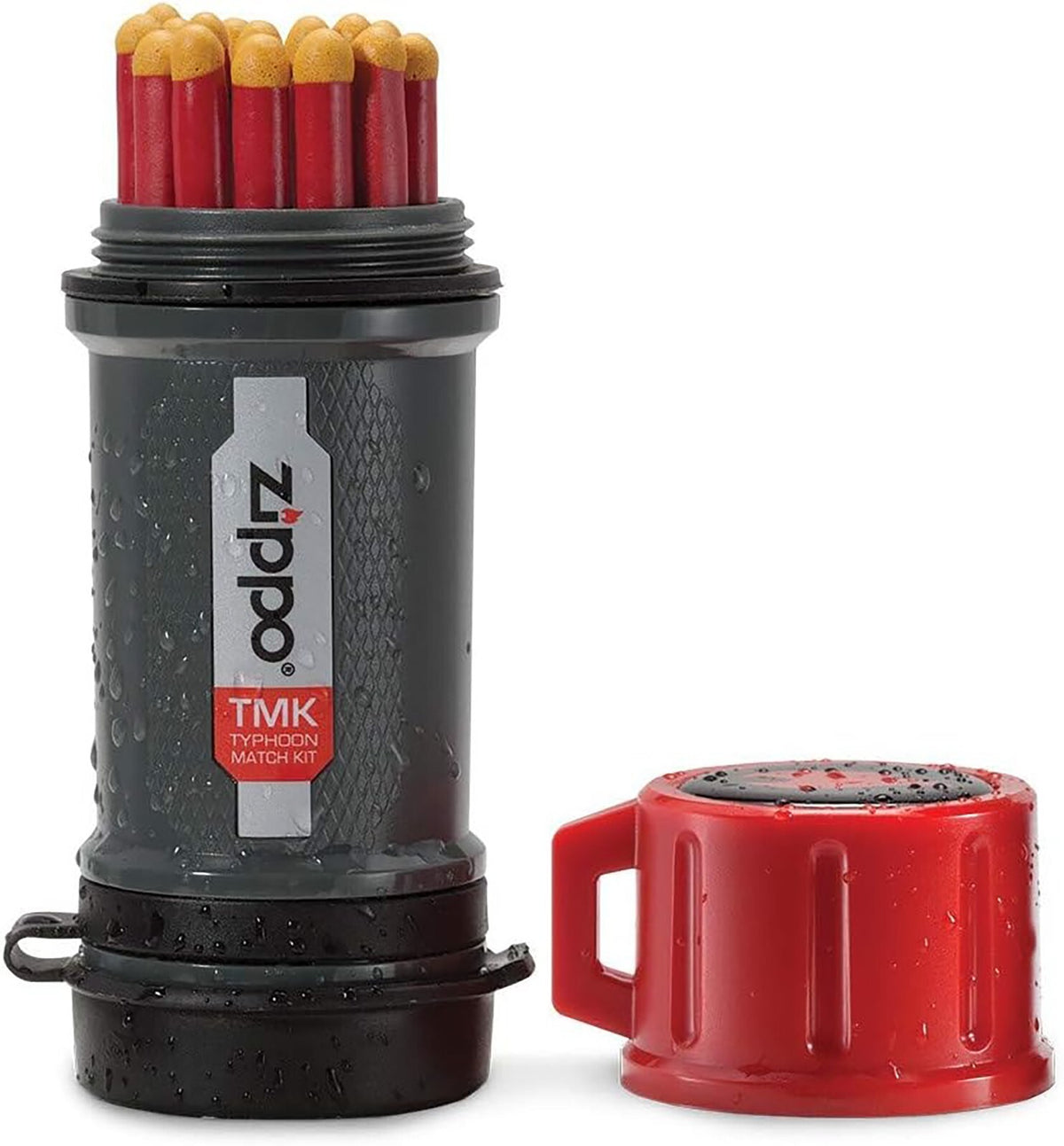 Windproof Waterproof Match Kit with Strike Pads - Reusable Fire Starter for Camping & Survival