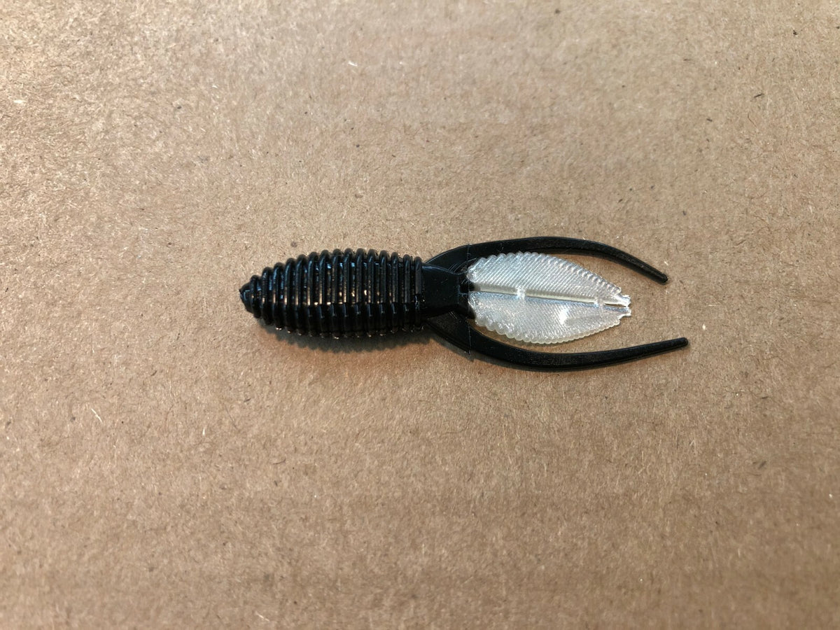 2-Inch Crappie Beaver Tail Soft Plastic Lures 100-Pack for Panfish Fishing