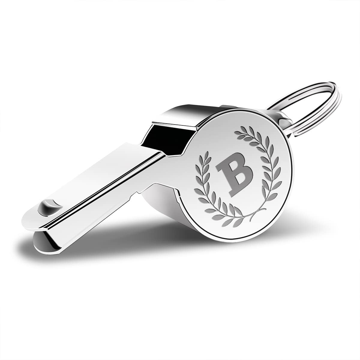 Stainless Steel Whistle with Lanyard - Loud Referee & Training Sounding Device
