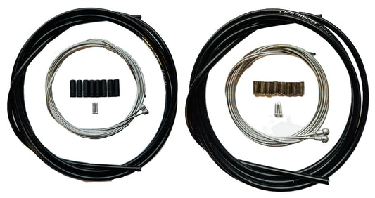 Bike Cable and Housing Kit for Road Bikes - Compatible with SRAM Shimano Campagnolo