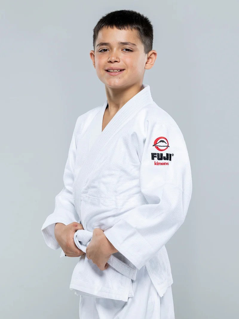 Kids Brazilian Jiu Jitsu Gi - Youth All Around BJJ Uniform, White