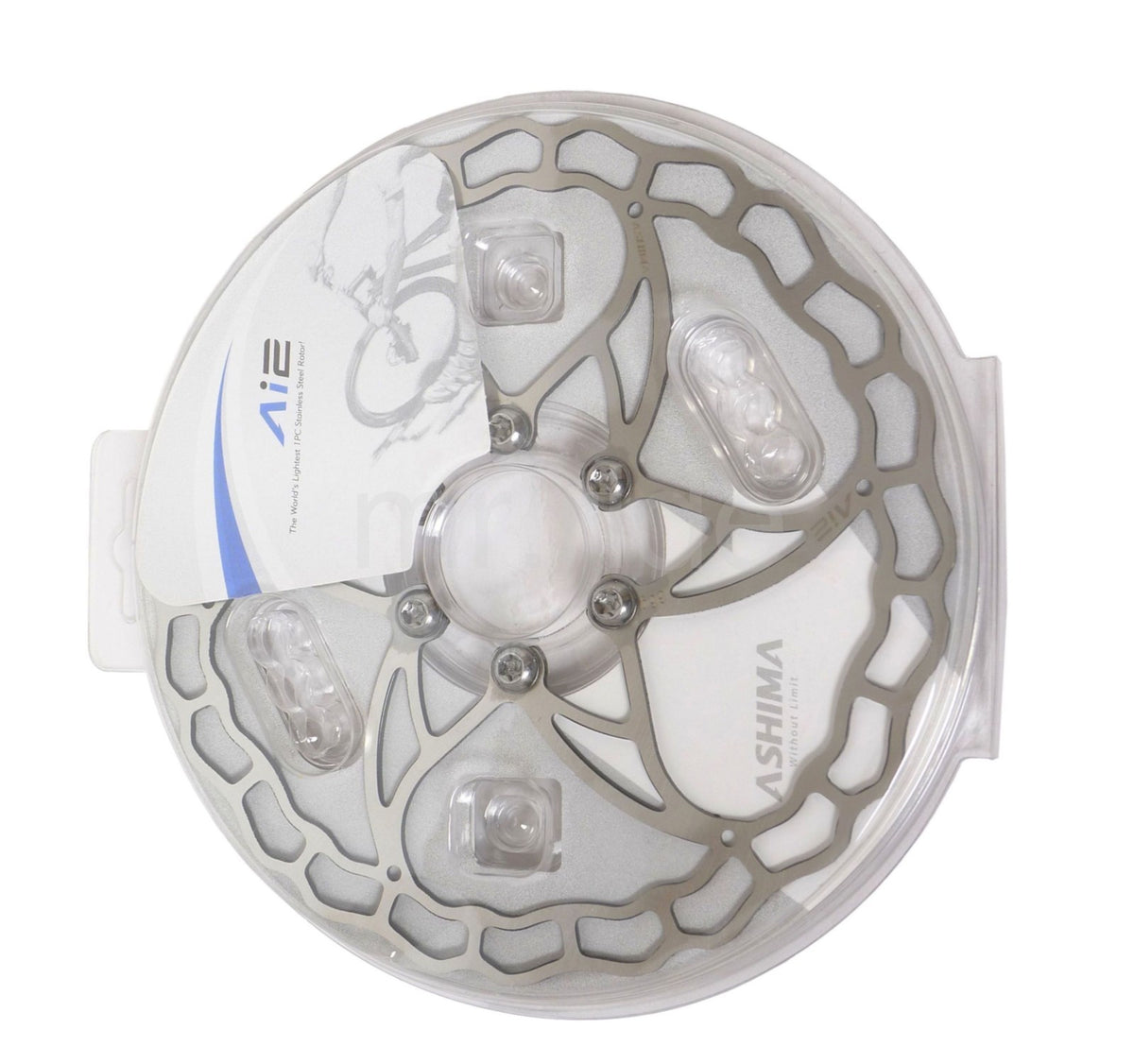 Lightweight 73g 160mm Bike Disc Brake Rotor - Stainless Steel, ASHIMA Ai2