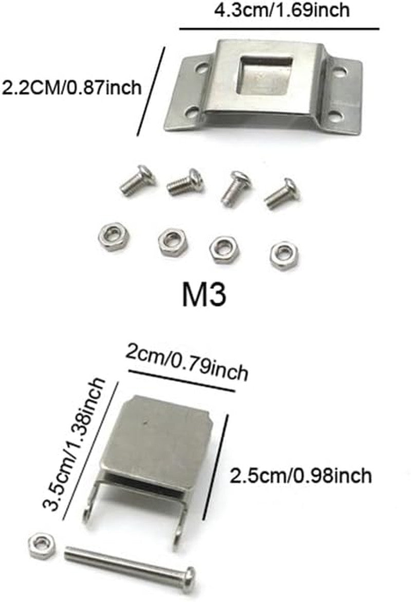 Hard Hat Light Mount Clip for Safety Helmets and Mining Lamps