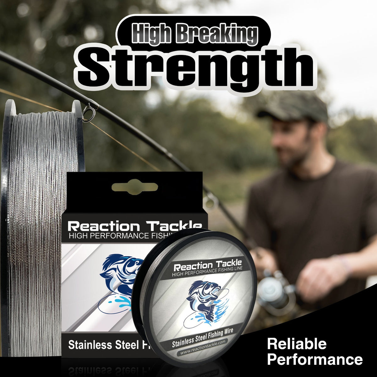 Stainless Steel Trolling Fishing Line 30LB - Marine-Grade Durable Wire