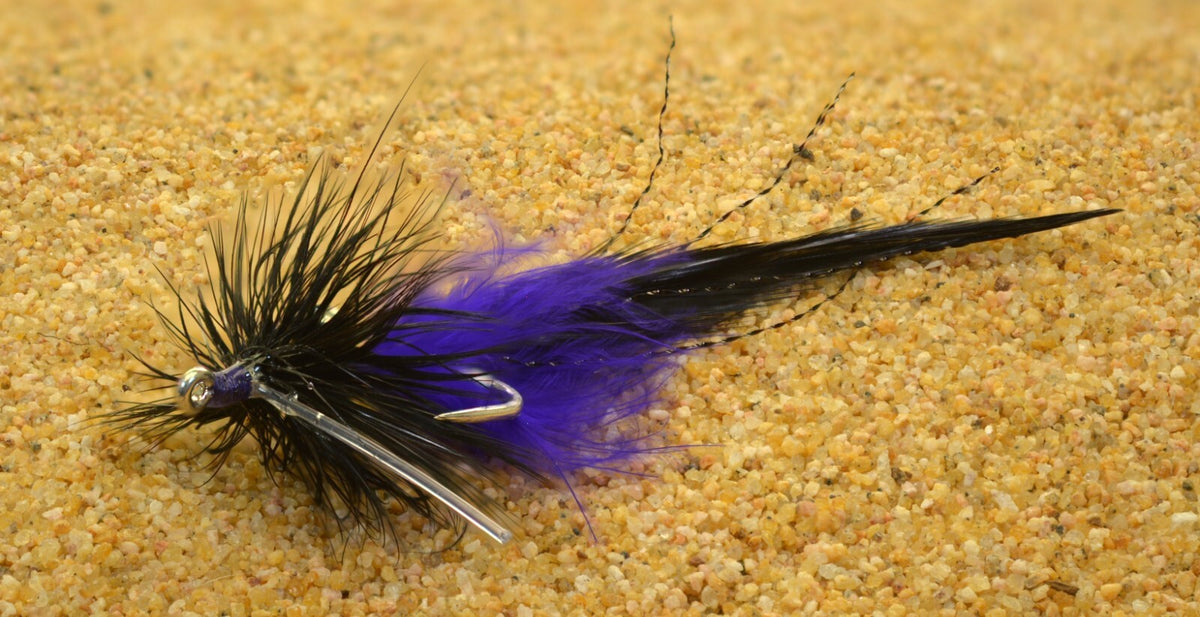 Saltwater Fishing Fly Pack for Tarpon Snook Reds - Purple Seaducer #2