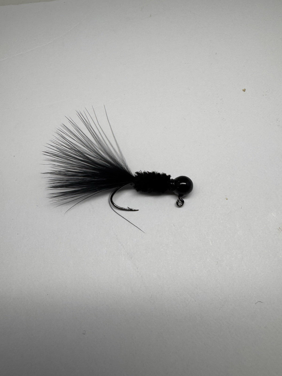 6 Pack 1/16 oz Hand-Tied Marabou Fishing Jigs for Trout & Crappie