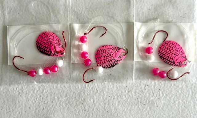 Walleye Crawler Harness Pack with 30 Rigs & Size 3 Colorado Blade - Freshwater Fishing Lures