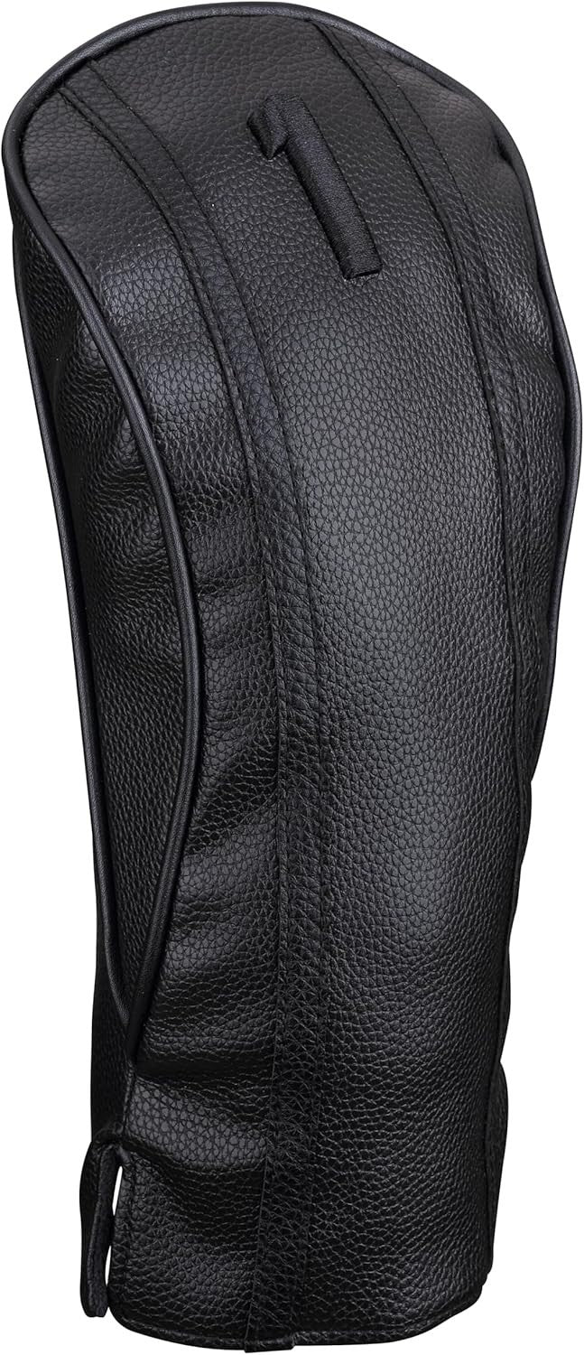 Golf Headcover Set for Drivers Fairways & Hybrids Vintage Leatherette