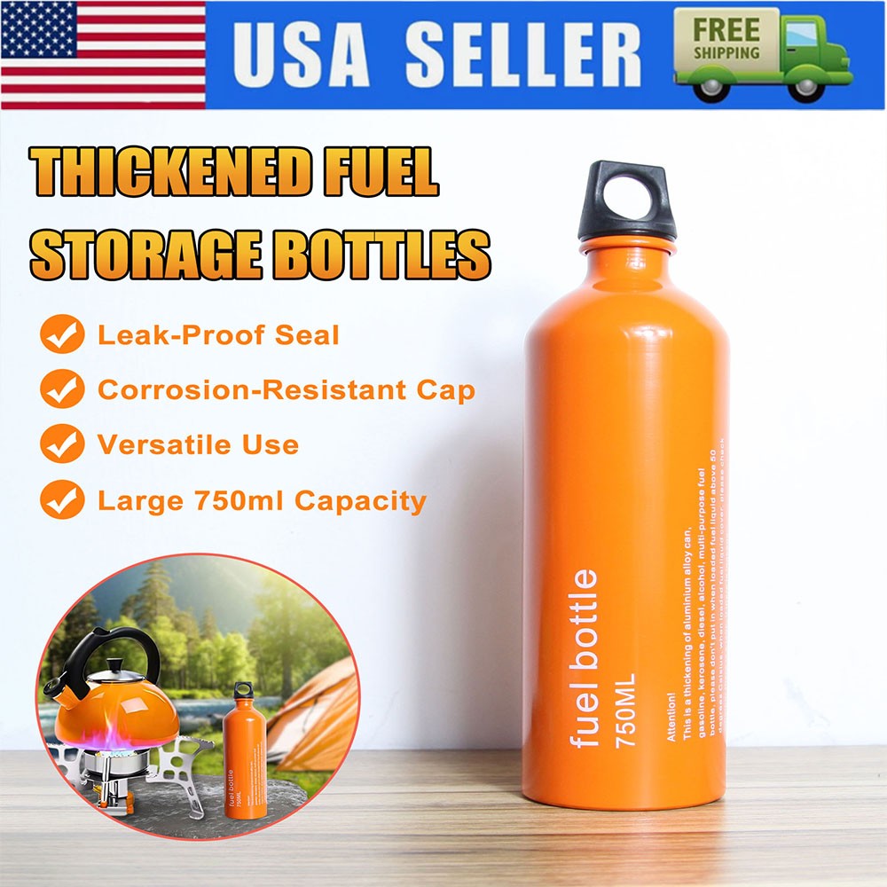Motorcycle Gas Oil Fuel Bottle for Outdoor Camping Safety