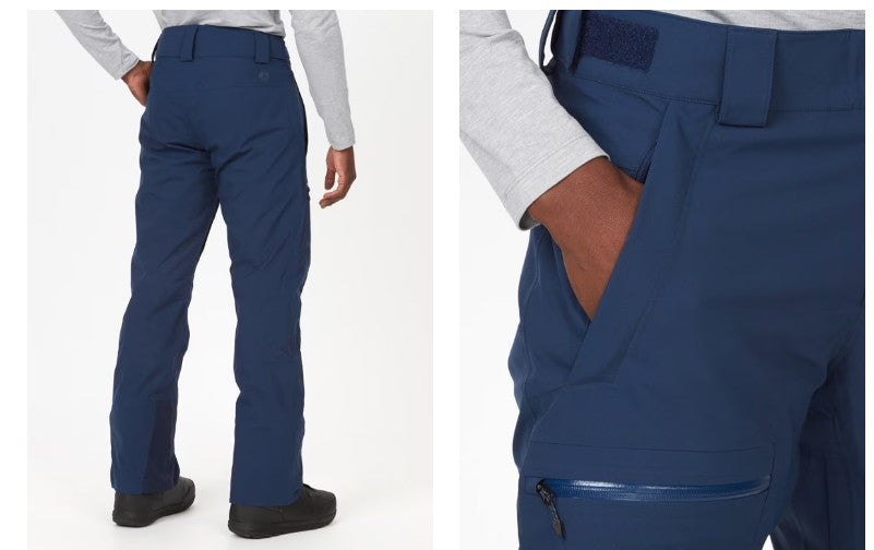 Gore-Tex Ski Pants for Men - Waterproof Snowboard & Ski Trousers Small