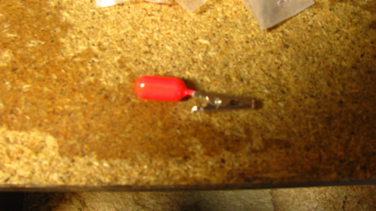 Ice Fishing Clip-On Depth Weights - 4 Pack, Red, 1/2 oz Each