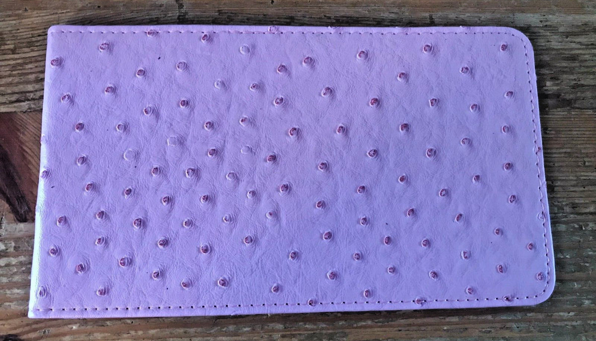 Pink Golf Scorecard Holder with Embroidered Logo - Golf Accessories