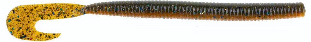 Fishing Soft Plastic Worms - 5.75 Inch Bait Infused Lures for Bass & Catfish