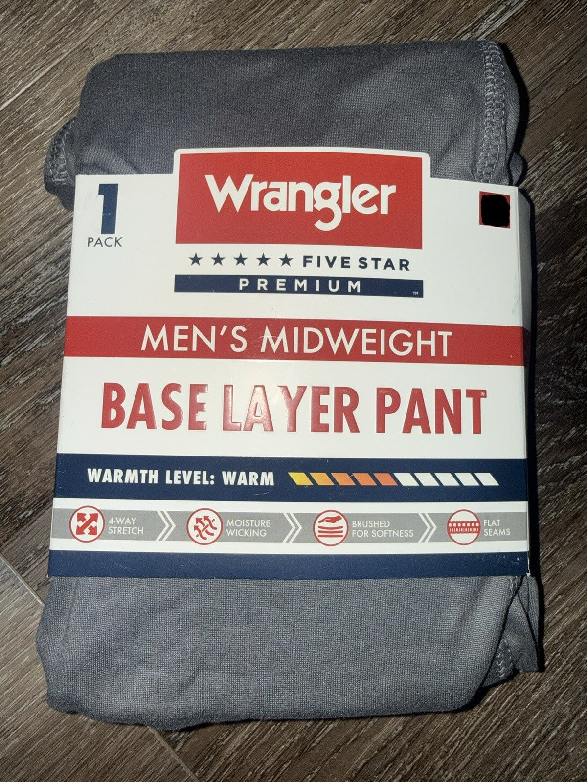Men's Thermal Long Johns Base Layer Pants - Gray, 2XL