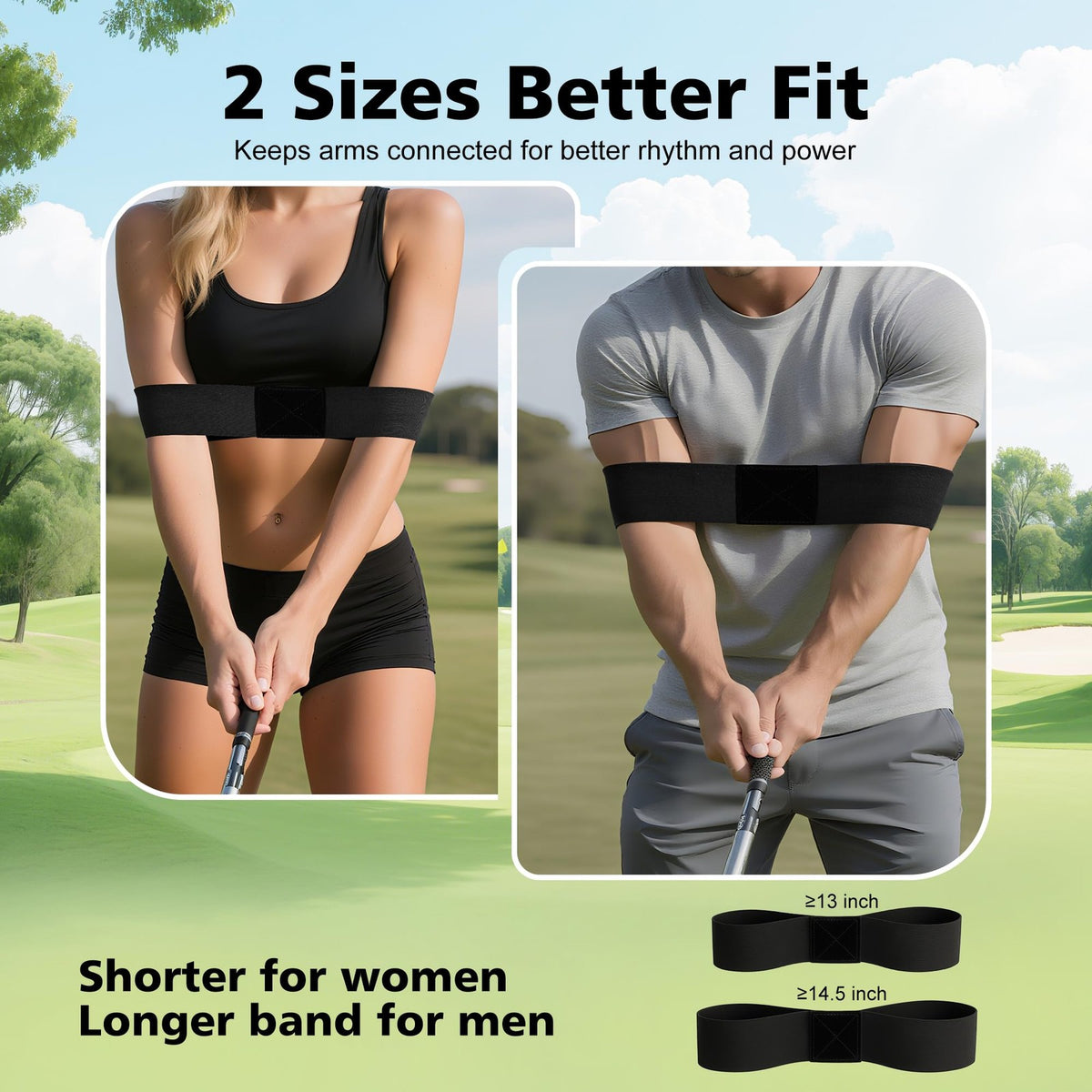 Golf Swing Training Aid Pack for Better Consistency & Muscle Memory