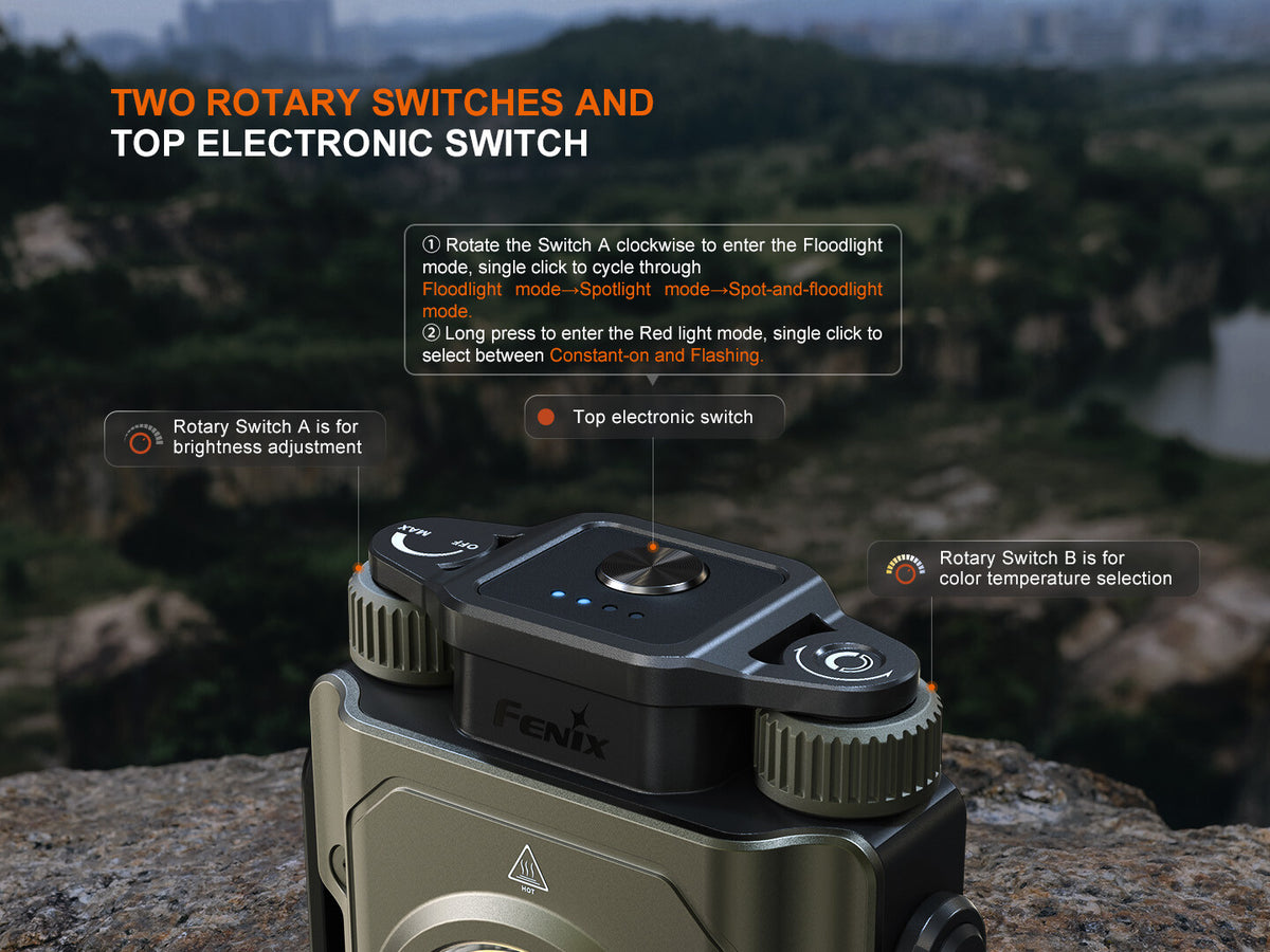Rechargeable Camping Lantern with 1600 Lumens, USB-C, Flood & Spot Modes