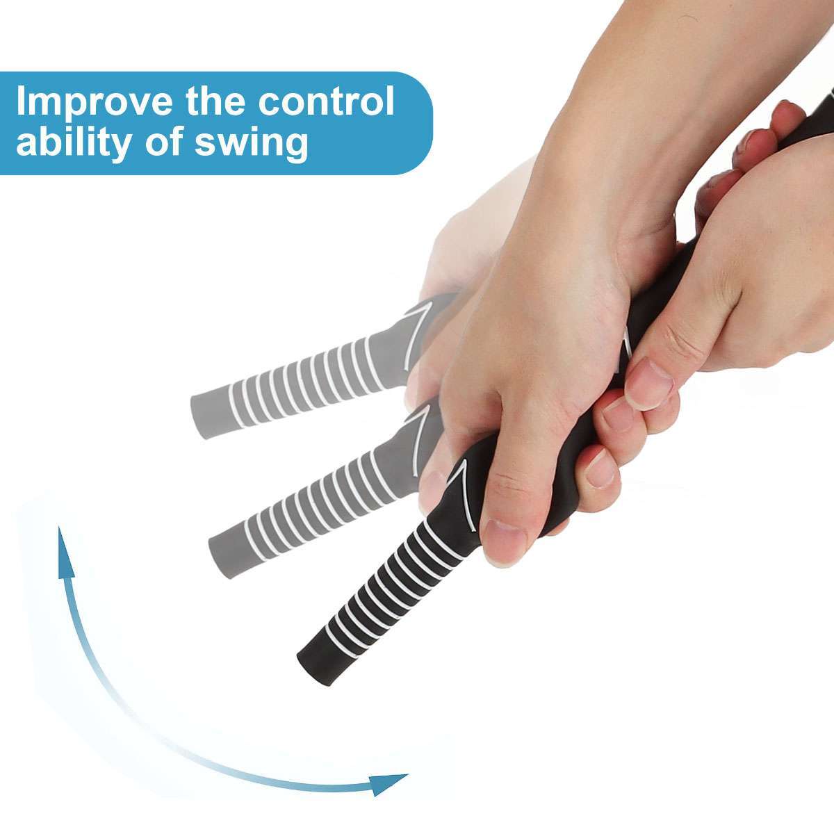 Golf Club Swing Training Grip for Right-Handed Beginners Practice Aid