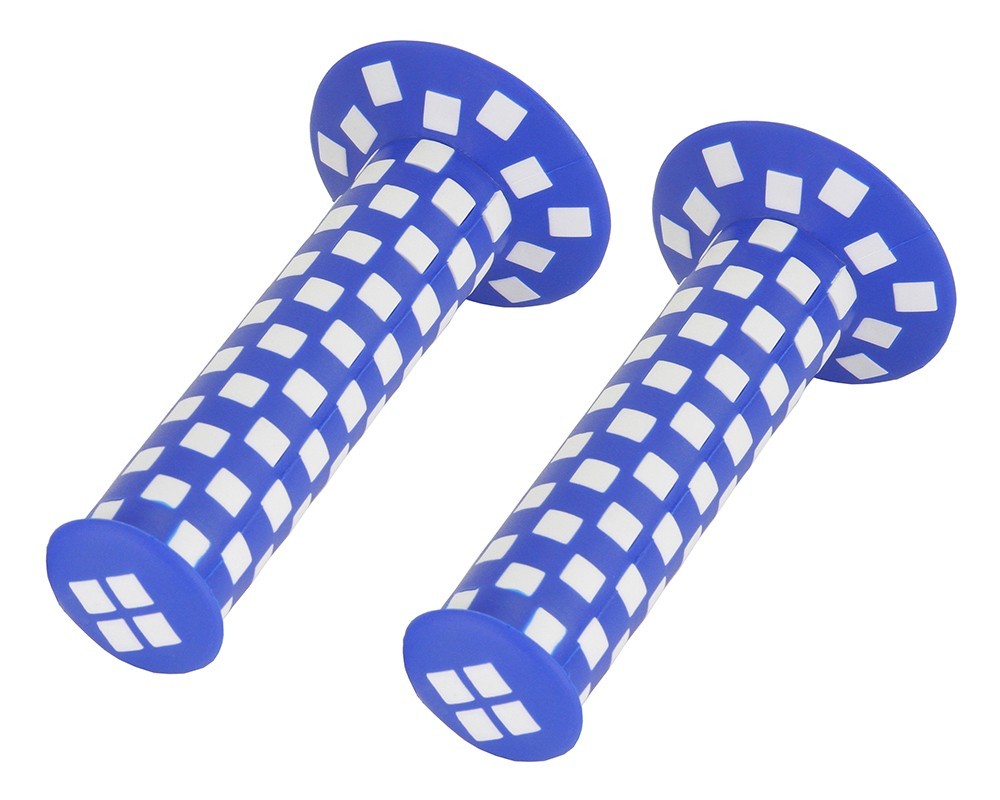 BMX Checker Style Bicycle Handlebar Grips - Multiple Colors, 7/8"