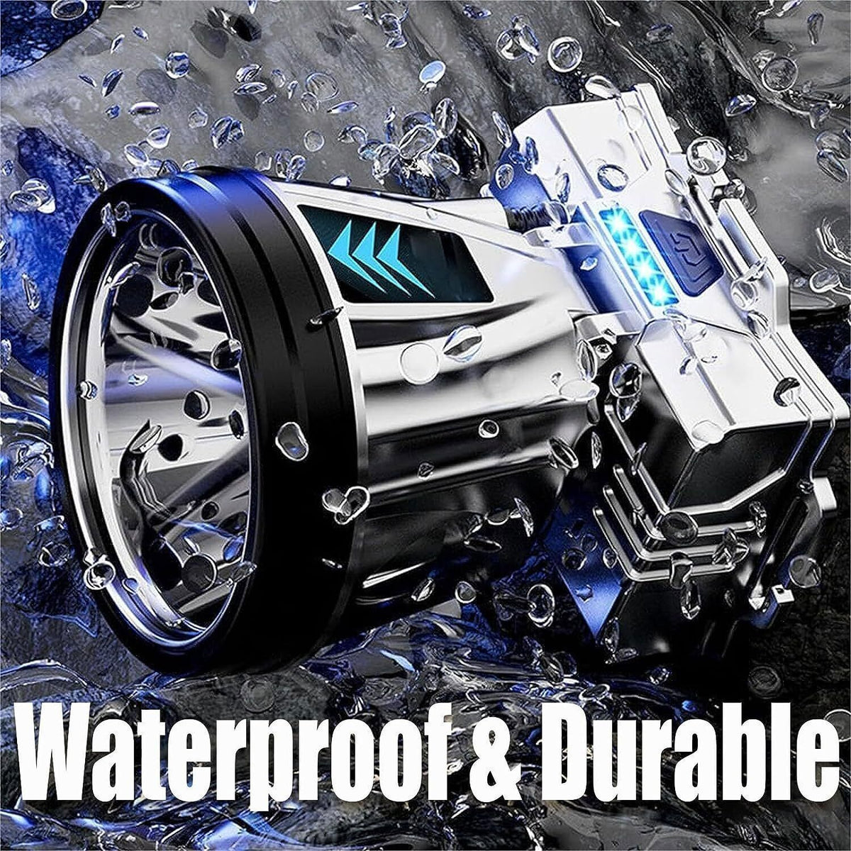 Rechargeable LED Headlamp Waterproof Outdoor Spotlight - High Power, Bright, USB Charging