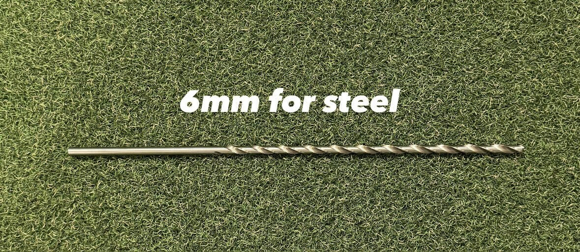 12-Inch HSS Drill Bit for Golf Shaft Removal | Steel & Graphite