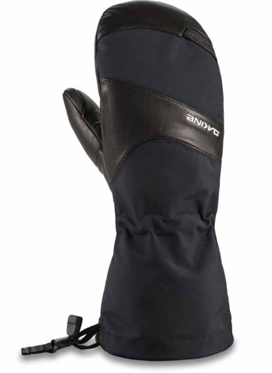 Mens Snowboard Mitts with Removable Liner - Black, Medium