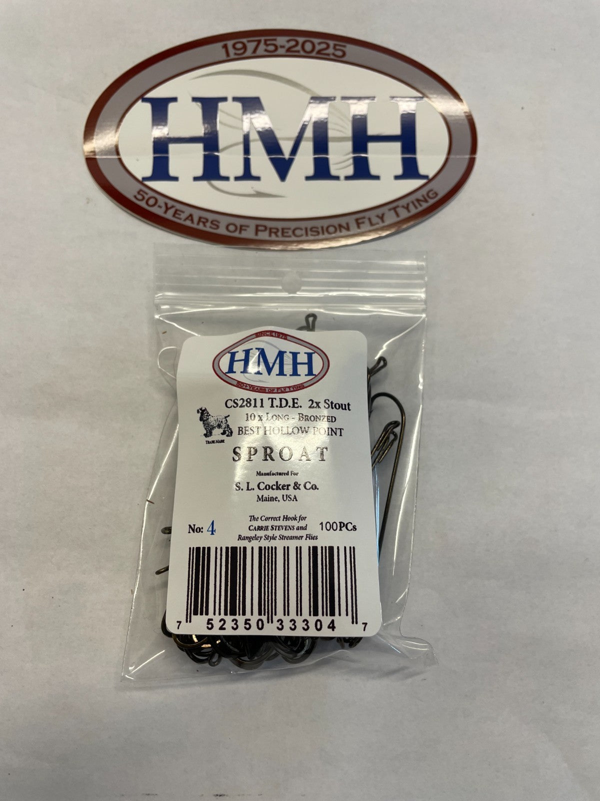 Fly Tying Hooks - Long Streamer, Carrie Stevens Style, 10 Pack