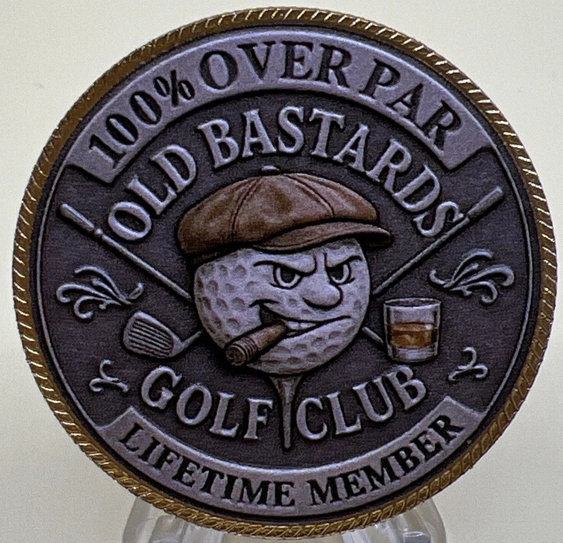 Golf Challenge Coin & Ball Marker - Lifetime Member Collectible