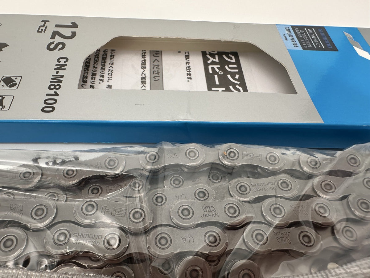 Shimano Deore XT 12-Speed MTB E-Bike Chain 126 Links with Quick Link