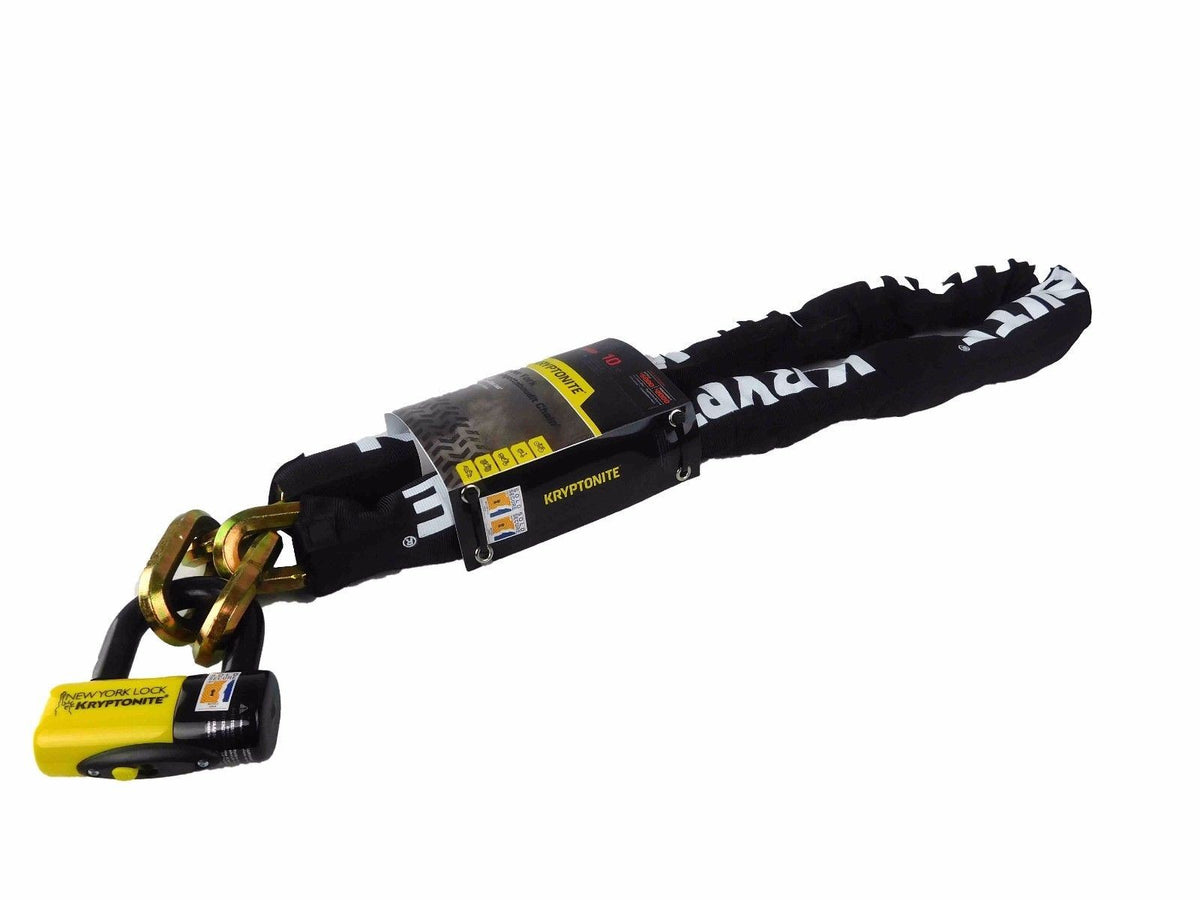 High-Security Bicycle Chain and Disc Lock Set 5ft for Theft Prevention