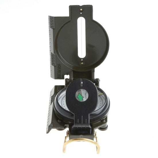 Metal Lensatic Compass Military Style Aluminum Housing Navigation Tool