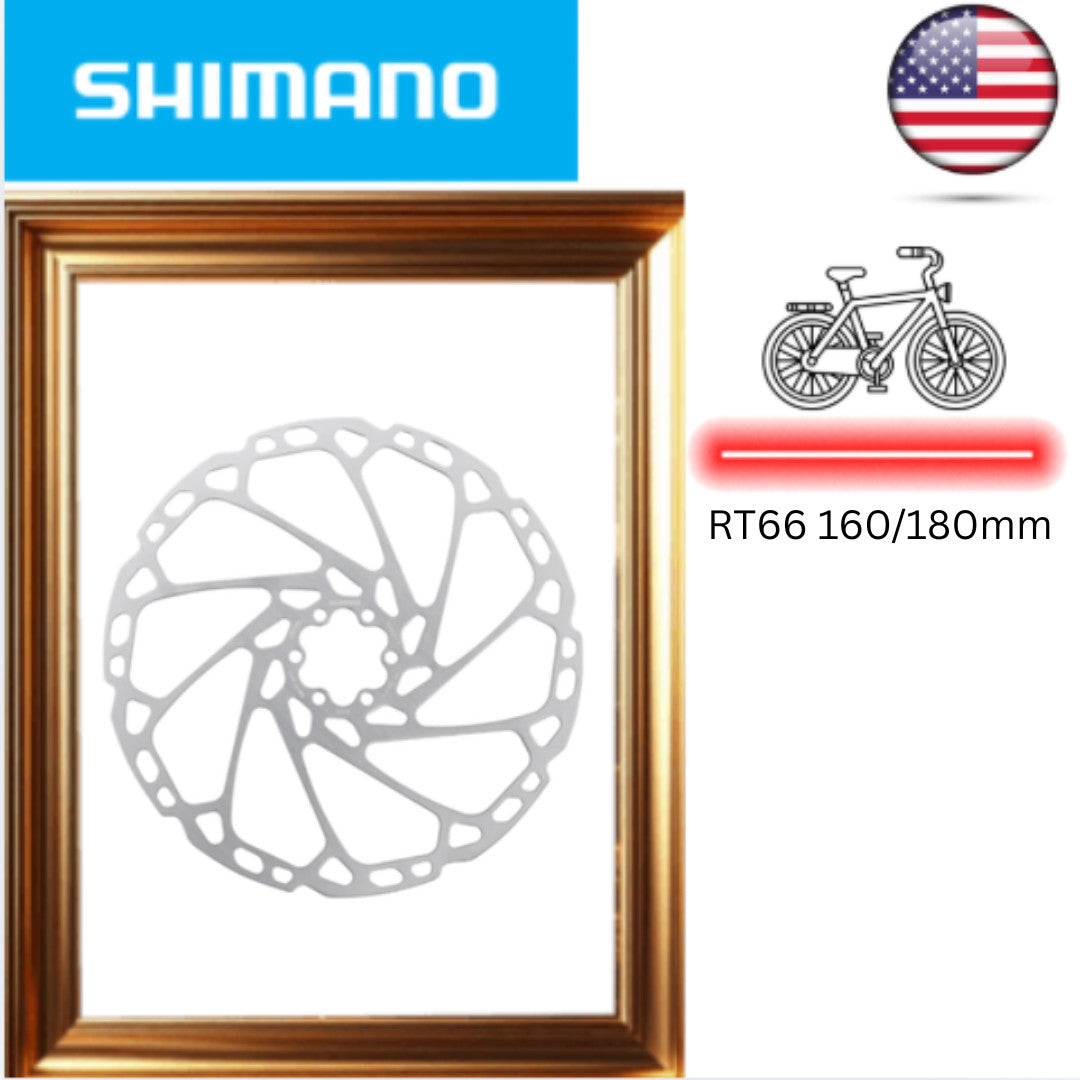 Hydraulic Bicycle Disc Brake Rotor 6-Bolt Mount 160mm & 180mm Sizes