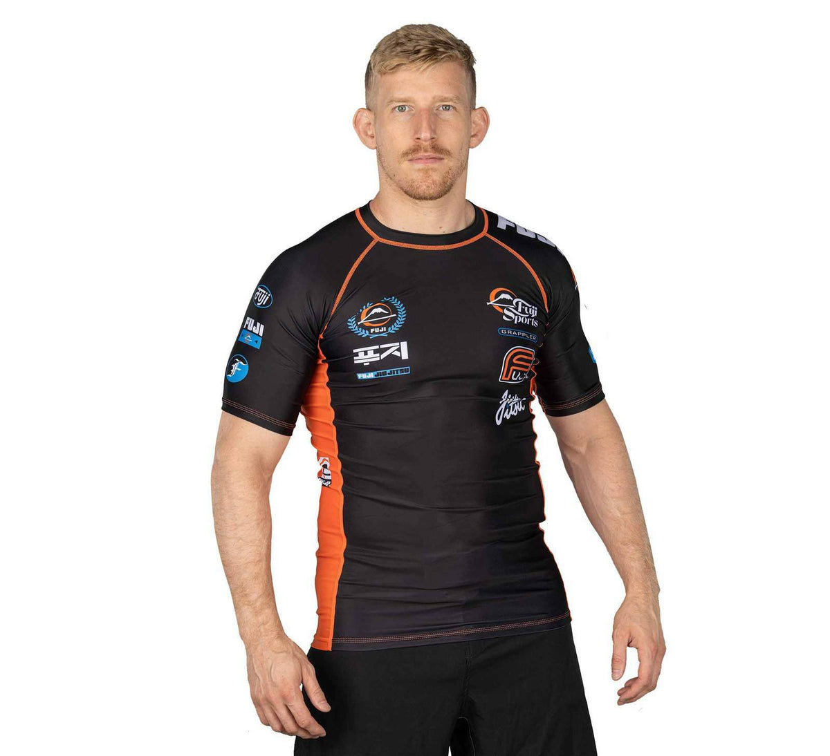 MMA Rashguard Short Sleeve Compression Top for BJJ & Fighting