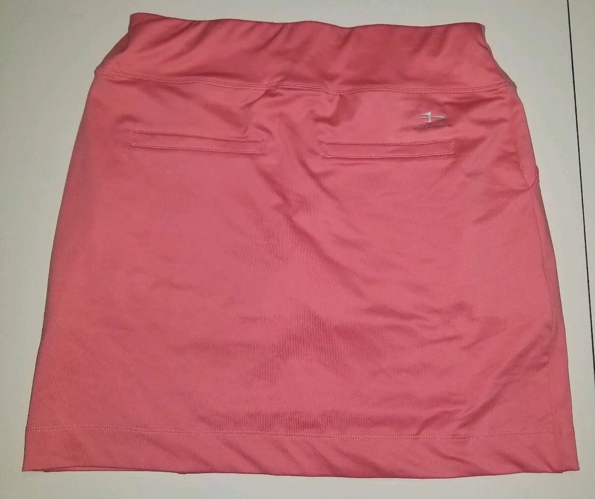 Women’s Pink Stretch Skort with Pockets and Built-in Shorts - Size S