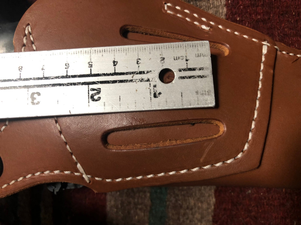 Two-Position Leather Cross Draw Holster for Smith & Wesson 6" Barrels