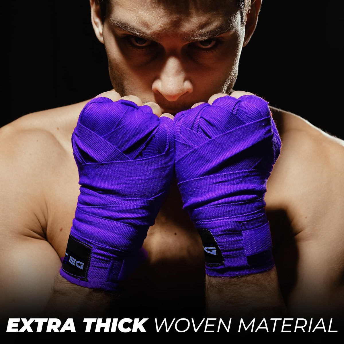 180-Inch Boxing Hand Wraps - Professional Elastic Support for Martial Arts