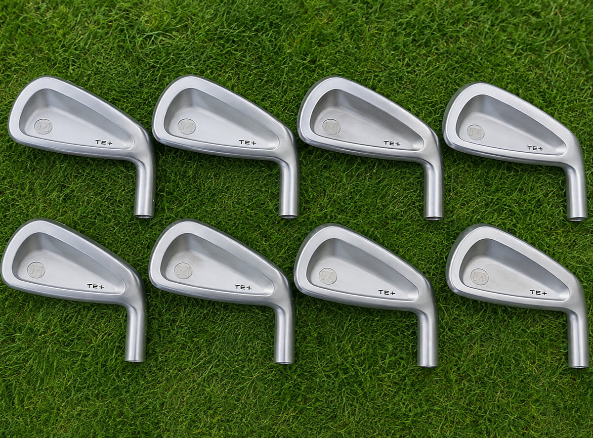 Forged Golf Iron Head Set - Pearl Chrome Finish, High Forging Precision