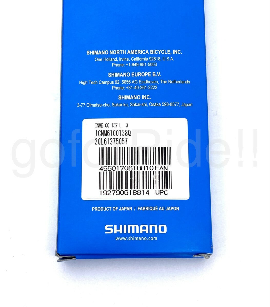 Shimano Deore HG 12-Speed Bicycle Chain with Quick Link 138 Links - MTB & Road