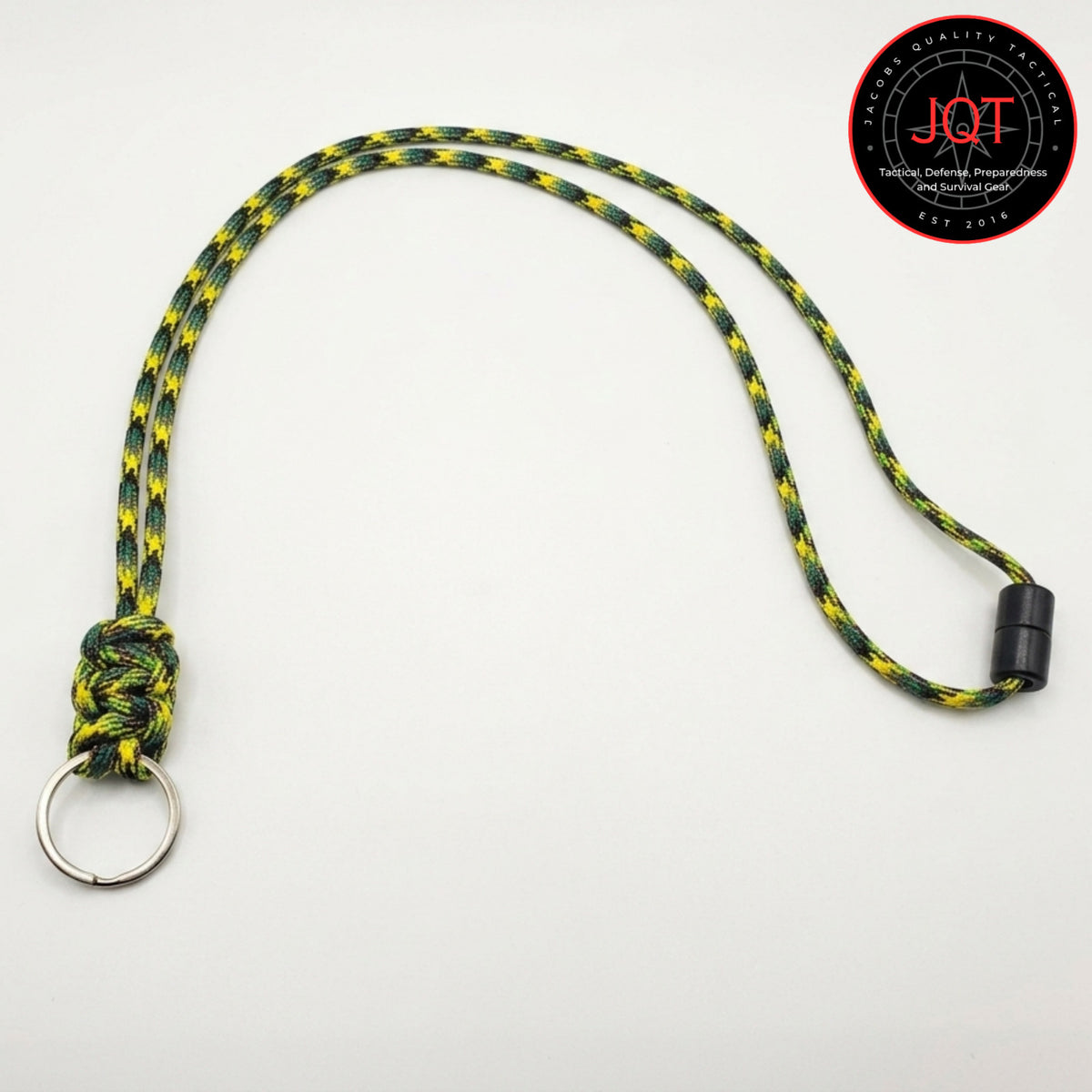 Paracord Neck Lanyard with Safety Breakaway for Keys, Badges, Tools