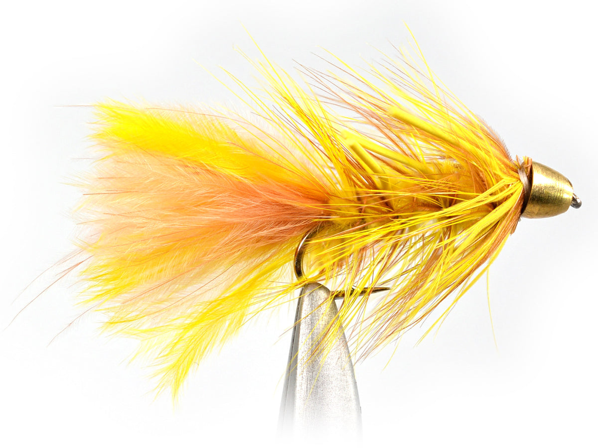 Weighted Cone Head Streamer Flies for Fishing - Assorted Sizes, 1 Dozen