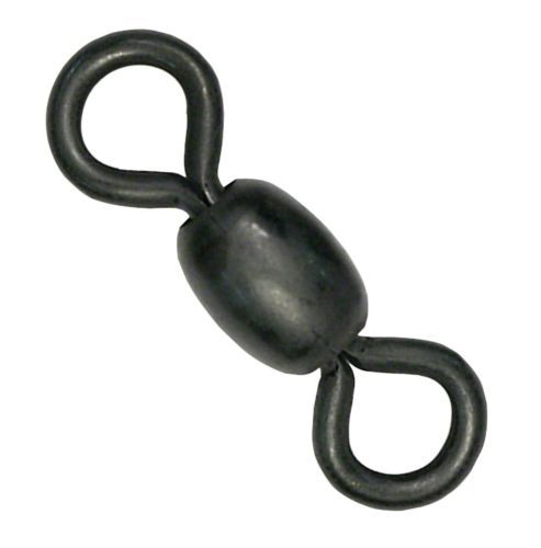 Stainless Steel Crane Barrel Swivels #6/0 1100# Dull Black 10 Pack