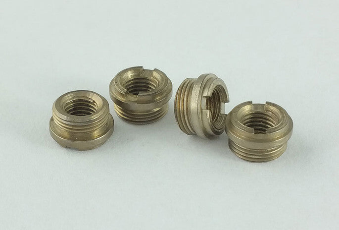 1911 Grip Screw Bushings - Thin Stainless Set of 4 for Pistols