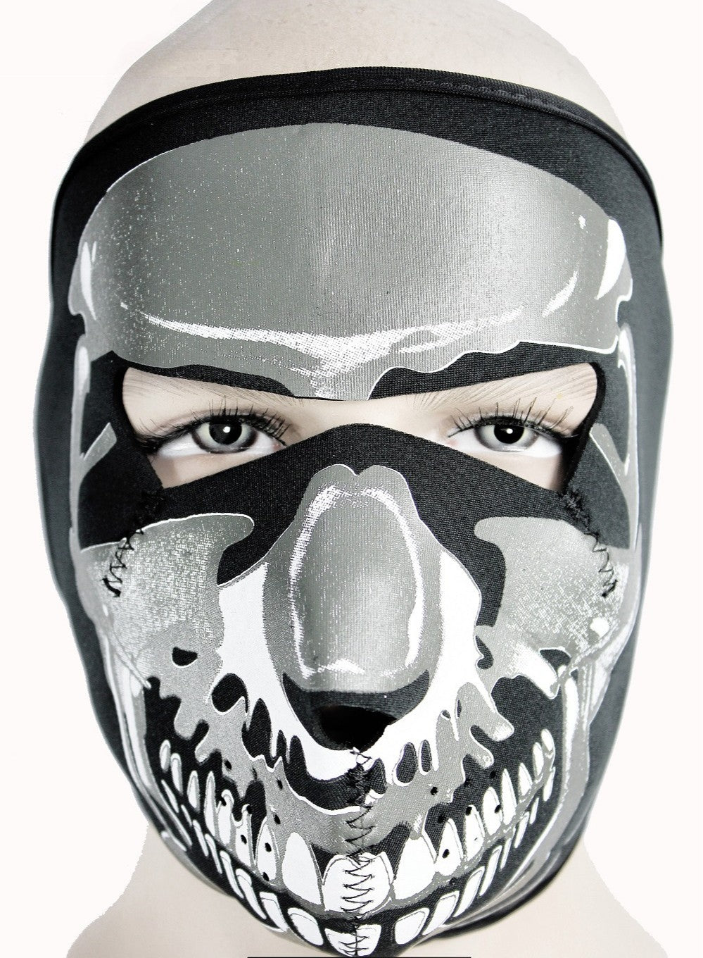 Halloween Skeleton Ghost Skull Face Mask Unisex Balaclava for Outdoor & Cosplay